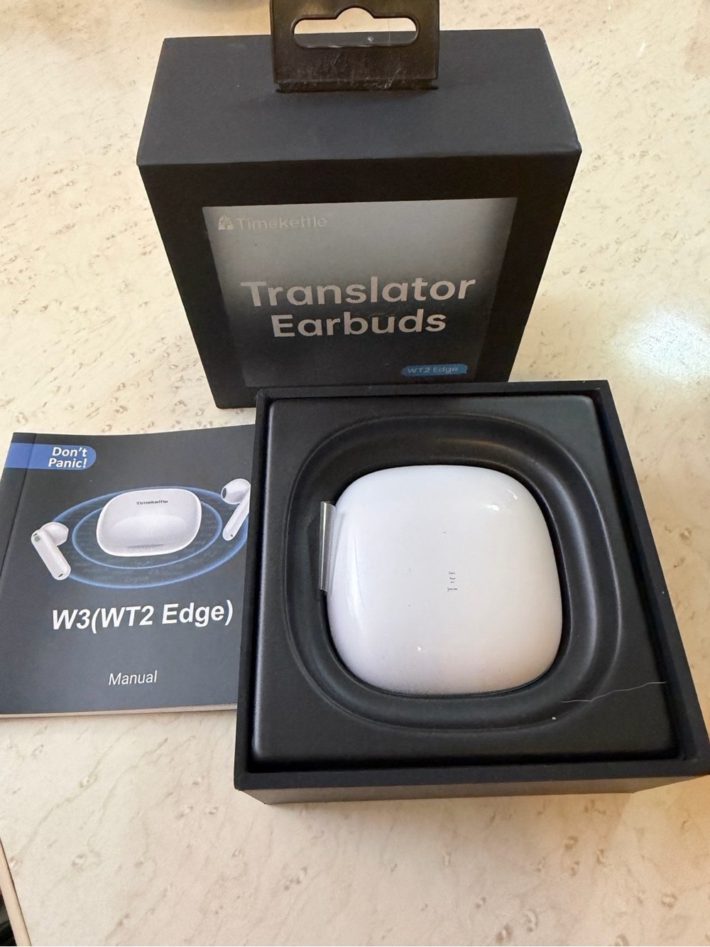 W3 (WT2 Edge) White Translator Earbuds